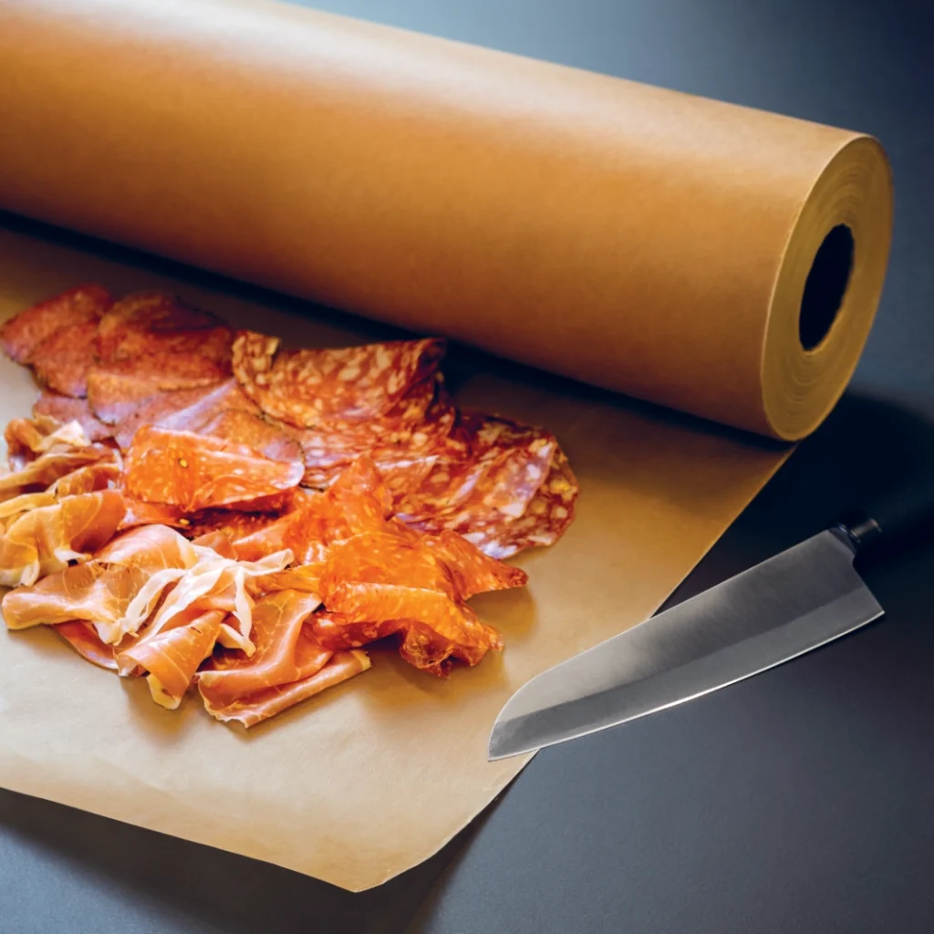 100 % pflanzenbasiertes, lebensmittelechtes Papier